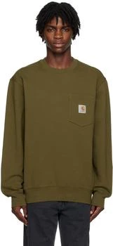 Carhartt WIP | Green Pocket Sweatshirt 5.6折, 独家减免邮费