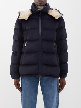 Moncler | Holostee quilted velvet down jacket商品图片,