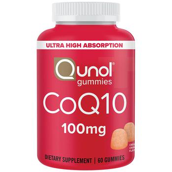 商品Qunol | CoQ10 100mg Ultra High Absorption Gummies,商家Walgreens,价格¥214图片