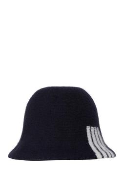Thom Browne | Thom Browne 4-Bar Stripe Knitted Bucket Hat商品图片,6.2折