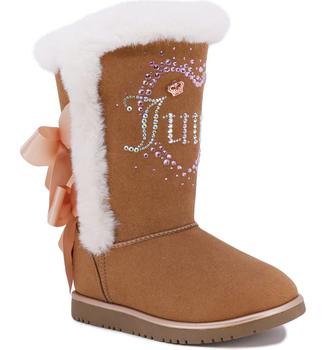 Juicy Couture | Kids' Clearlake Embellished Faux Fur LinedBoot商品图片,8.9折