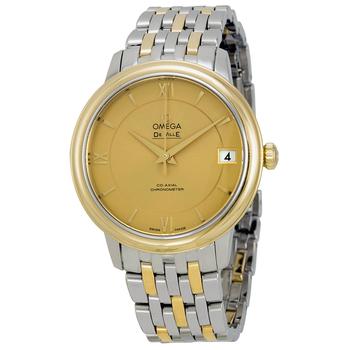 欧米茄手表北京, [二手商品] Omega | Pre-owned Omega De Ville Prestige Champagne Dial Mens Watch 424.20.33.20.08.001商品图片 4.3折