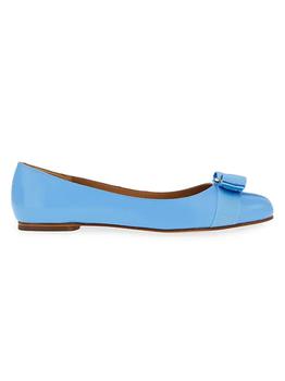 菲拉格慕芭蕾鞋, Salvatore Ferragamo | Varina Patent Leather Ballet Flats商品图片 