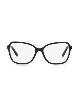 Tiffany & Co. | 54MM Pillow Optical Eyeglasses商品图片,
