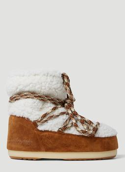 推荐Shearling Low Snow Boots in White商品