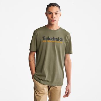 女士休闲劳力士绿水鬼, Timberland | Wind, Water, Earth and Sky™ T-Shirt for Men in Dark Green商品图片 4.9折