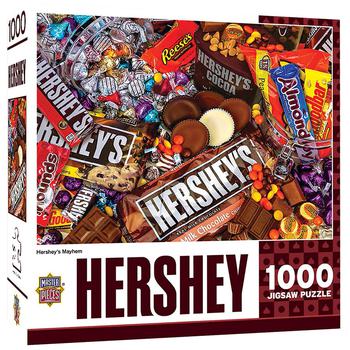 商品Masterpieces Puzzles | Hershey's Mayhem 1000 Piece Puzzle,商家Walgreens,价格¥168图片