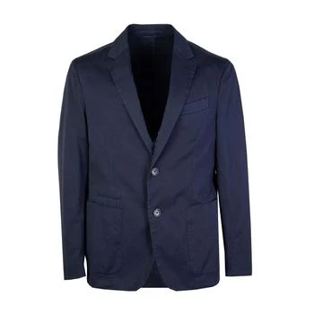 推荐Ermenegildo Zegna Blue Two-Button Cotton Jacket商品