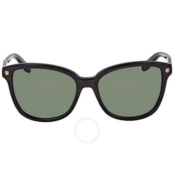 Salvatore Ferragamo Green Square Unisex Sunglasses SF815S 001 56