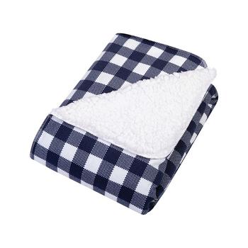 商品Trend Lab | Buffalo Check Flannel and Sherpa Baby Blanket,商家Macy's,价格¥501图片