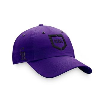 Fanatics | Men's Branded Purple Colorado Rockies Iconic Home Plate Adjustable Hat商品图片,