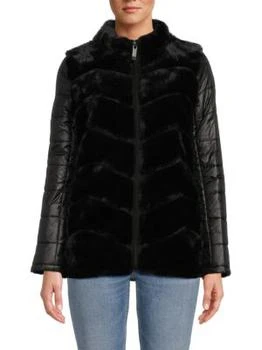 推荐Faux Mink Fur Puffer Jacket商品