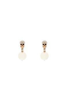商品Alexander McQueen | Alexander mcqueen pave skull earrings with pearls,商家SEYMAYKA,价格¥2333图片