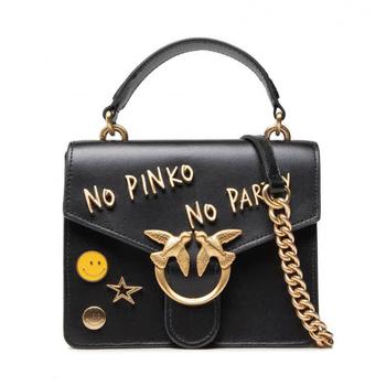 推荐Pinko Ladies Love Mini Top Handle Party Crossbody Bag In Black商品