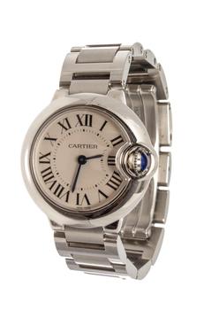 推荐Cartier Ballon Bleu Silver Dial Stainless Steel Ladies Watch商品