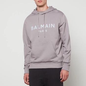 推荐Balmain Logo-Print Cotton-Jersey Hoodie商品