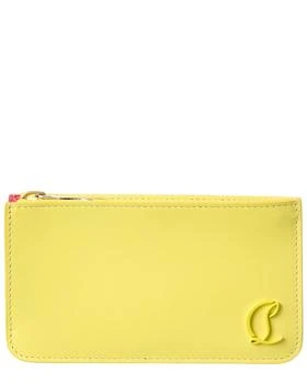 Christian Louboutin | Christian Louboutin Loubi54 Leather Card Holder,商家Premium Outlets,价格¥2212