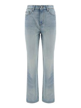 推荐Ganni Straight-Leg Buttoned Jeans商品