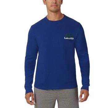 Lacoste | Men's Large Croc Thermal Waffle Sleep Shirt 8.5折×额外7折, 额外七折