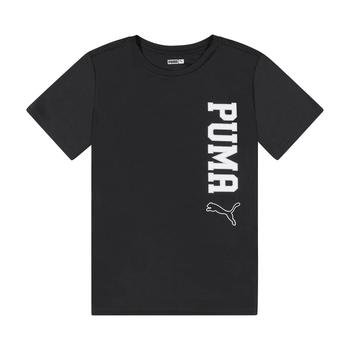 essentials短袖, Puma | Athletics Club Poly Essential Short Sleeve Performance Tee (Little Kids)商品图片 