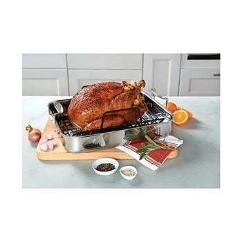 Viking | 3-Ply Stainless Steel Roasting Pan with Nonstick Rack,商家Macy's,价格¥1347
