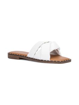 Crossover Culture, Olivia Miller | Selysette Studded Crossover Sandals商品图片 5折