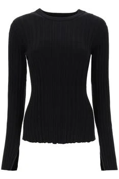 推荐Loulou studio evie ribbed crew-neck sweater商品