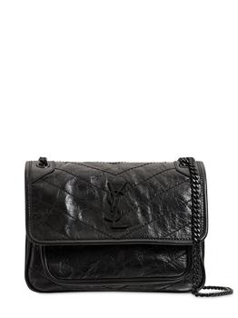 ysl包评价, Yves Saint Laurent | Niki Monogram Vintage Effect Leather Bag商品图片 