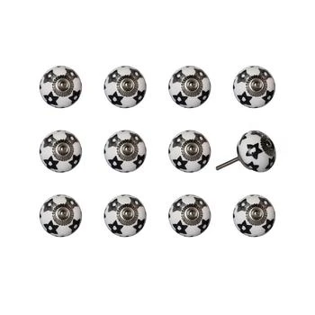 KNOB-IT | Handpainted Ceramic Knob Set of 12,商家Macy's,价格¥377