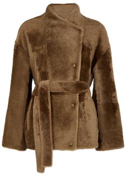 Yves Salomon | Belted fur coat商品图片,