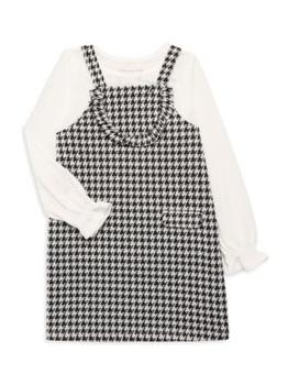 商品Tommy Hilfiger | Little Girl's 2-Piece Logo Top & Dress Set,商家Saks OFF 5TH,价格¥218图片