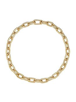 商品18K Yellow Gold Oval-Link Chain Necklace图片