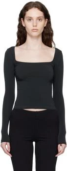SKIMS | Black New Vintage Long Sleeve T-Shirt 7.4折