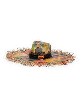 ETRO | Printed Raffia Hat商品图片,