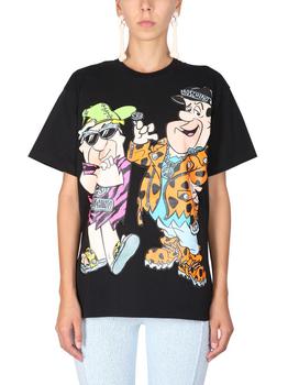 Moschino | Moschino The Flintstones Printed Crewneck T-Shirt商品图片,5.3折