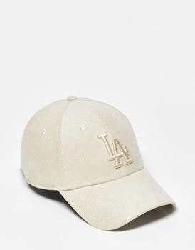 推荐New Era 9forty LA cord unisex cap in off white商品