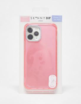 商品Skinnydip | Skinnydip colour pop iPhone 12 pro max shock case in pink,商家ASOS,价格¥90图片