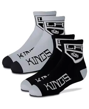 For Bare Feet | Boys and Girls Youth Los Angeles Kings 2-Pack Team Quarter-Length Socks,商家Macy's,价格¥135