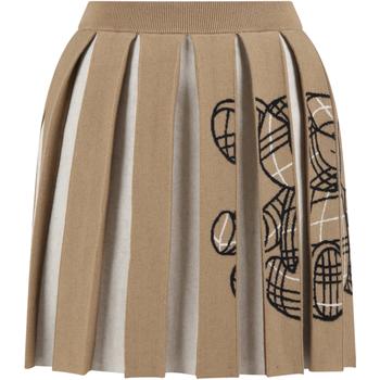 推荐Burberry Beige Skirt For Girl With Thomas Bear商品