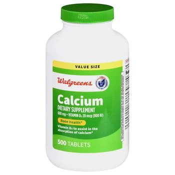 Walgreens | Calcium 600 mg + Vitamin D3 20 mcg (800 IU) Tablets 满二免一, 满$30享8.5折, 满折, 满免