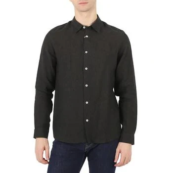 A.P.C. | Men's Military Khaki Chemise Vincent Linen Shirt 1.6折, 满$300减$10, 满减