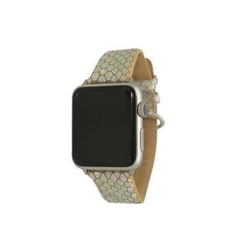 商品Olivia Pratt | Women's Fish- Scale Faux Leather Apple Watch Band,商家Macy's,价格¥144图片