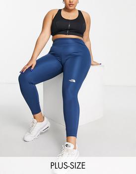 The North Face | The North Face Plus Flex 7/8 leggings in blue商品图片,额外9.5折, 额外九五折