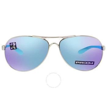 Oakley | Feedback Prizm Sapphire Polarized Pilot Ladies Sunglasses OO4079 407933 59 6.1折, 满$200减$10, 满减