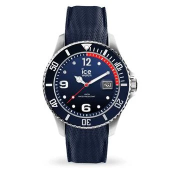 推荐Quartz Blue Dial Blue Silicone Unisex Watch 015774商品