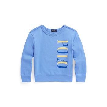 商品Toddler and Little Boys Logo Spa Terry Long Sleeve Sweatshirt图片