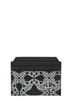加拿大西太后包, Vivienne Westwood | Black printed vegan leather card holder商品图片 