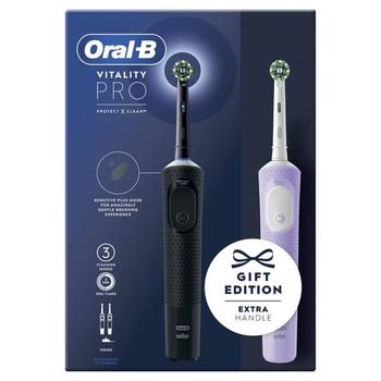 商品Oral-B | Oral-B Vitality PRO Black and Lilac Duo Pack,商家LookFantastic US,价格¥711图片