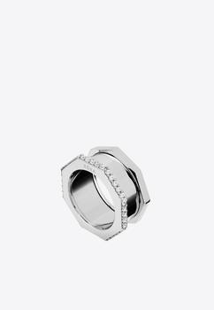 商品EÉRA | Special Order - Tubo Diamond Embellished Ring in 18-karat Gold,商家Thahab,价格¥38674图片