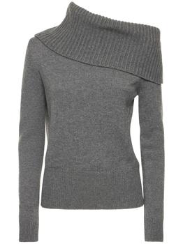 Michael Kors | Cashmere Asymmetric Neckline Sweater商品图片,5折×额外7.5折, 额外七五折